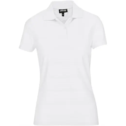 Ladies Milan Golf Shirt White